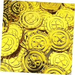 Alasum 200 Pcs Pirate Toy Coins For Toy For Pirate Doubloon Gold Game Coins Pirate Coins Gold Coins For Golden Coins Gold Coins Lucky Coin Game Currency Yingshi Child