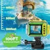 AILEHO Kids Camera For Kids Waterproof Underwater Camera For Kids Boys-1080P Kids Digital Action Camera-Kids Camcorder-Kids Selfie Video Camera Recorder-Boys Camera For Birthday Gift Present Toy 2 AILEHO Kids Camera For Kids Waterproof Underwater Camera For Kids Boys-1080P Kids Digital Action Camera-Kids Camcorder-Kids Selfie Video Camera Recorder-Boys Camera For Birthday Gift Present Toy -Folkmanis Toys Shop 61WwapwulvL
