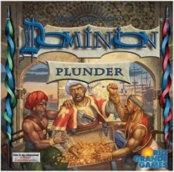 Rio-Grande-Games Dominion: Plunder Expansion - Strategy Card Game, Sea Exploration & Plundering, Rio Grande Games, For Ages 14 And Up, 2-4 Players, 30 Minute Playing Time -Folkmanis Toys Shop 61XYED2wtWL. AC