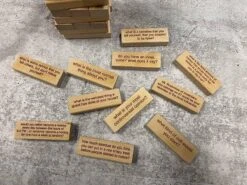 FOIVOS 54 Pieces Questions Tumbling Tower Game, Wooden Stacking Tower Games Tumbling Blocks Set, Building Blocks Lawn Yard Outdoor Game, Fun Indoor Game For Kids, Adults And House Parties (1 Pcs) 13 FOIVOS 54 Pieces Questions Tumbling Tower Game, Wooden Stacking Tower Games Tumbling Blocks Set, Building Blocks Lawn Yard Outdoor Game, Fun Indoor Game For Kids, Adults And House Parties (1 Pcs) -Folkmanis Toys Shop 61Y0uVZw6pL