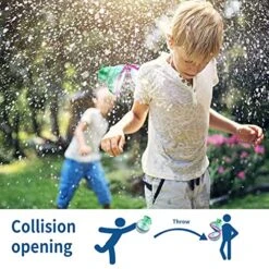 Reusable Water Balloons, Quick Easy Fill Self-Sealing For Water Fight Games, Swimming Pool Toy, Silicone Refillable Water Splash Ball, Water Bombs Outdoor Activities Kids/Adults, Summer Fun Water Toy -Folkmanis Toys Shop 61YAr3WqTeL