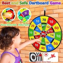 Fidget Pen-Magnetic Pen-Fidget Toys For Boys Girls Age 8-12-Gifts For Teenage Girls Boys Dart Board For Kids - 29" Double-Sided Velcro Dart Board, Board Games With Sticky Balls And Darts -Folkmanis Toys Shop 61Zd3GINcVL