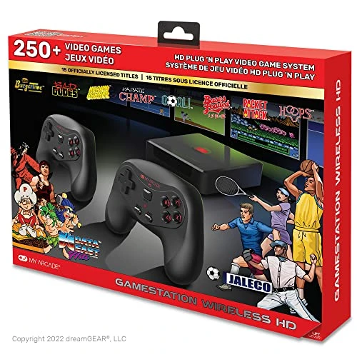 GameStation Wireless HD: Data East Preloaded Video Game Console With Over 250 Games, DGUNL-4144 3 GameStation Wireless HD: Data East Preloaded Video Game Console With Over 250 Games, DGUNL-4144