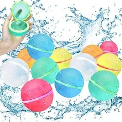 12 Pcs Reusable Water Balloons, Self Sealing Quick Fill, Water Bomb Splash Balls Rapid Fill Balloon With Storage Bag, Summer Toys Outdoor Games For Kids Adults Beach Pool Party 17 12 Pcs Reusable Water Balloons, Self Sealing Quick Fill, Water Bomb Splash Balls Rapid Fill Balloon With Storage Bag, Summer Toys Outdoor Games For Kids Adults Beach Pool Party -Folkmanis Toys Shop 61aNefpWKlL. AC