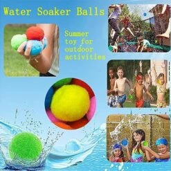 Reusable Water Balloons, 60 Pcs Outdoor Games, Water Toys For Kids And Adults Boys And Girls - Summer Toys Ball For Pool And Backyard -Folkmanis Toys Shop 61aWbMnXORL