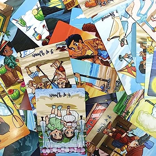 Summer Holiday Tarot: A Tropical Escape To Fun And Magic, 78 Cartoon Tarot Cards In Standard Size With Guidebook For Beginners - 4.75" X 2.75" (120mm X 70mm) 5 Summer Holiday Tarot: A Tropical Escape To Fun And Magic, 78 Cartoon Tarot Cards In Standard Size With Guidebook For Beginners - 4.75" X 2.75" (120mm X 70mm) - Image 3