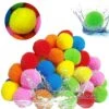 Reusable Water Balloons, 60 Pcs Outdoor Games, Water Toys For Kids And Adults Boys And Girls - Summer Toys Ball For Pool And Backyard