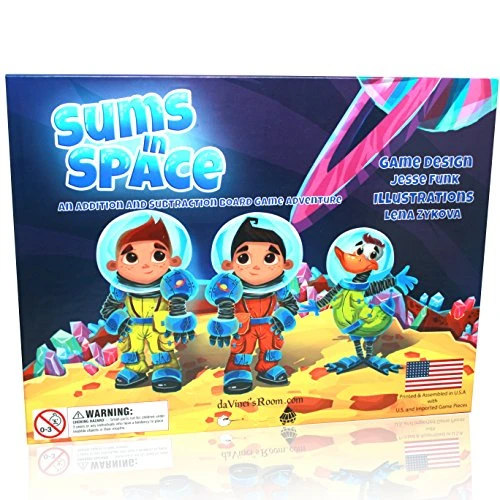 Sums In Space An Addition Subtraction Math Board Game For Kids 5-7 - First Grade Math Games, Learning Games, Educational Games, Classroom Games 3 Sums In Space An Addition Subtraction Math Board Game For Kids 5-7 - First Grade Math Games, Learning Games, Educational Games, Classroom Games