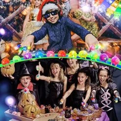 150 Pcs LED Light Up Rings Toys, LED Finger Lights, Flashing Bumpy Rings, Flash Ring Glow Rings, Colorful LED Rings For Birthday Bridal Shower Concert Wedding Party Favors Kids Gifts -Folkmanis Toys Shop 61cRBAQ71SL