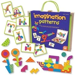 MindWare Imagination Patterns- Creative, Magnetic Play With Patterned Shapes!