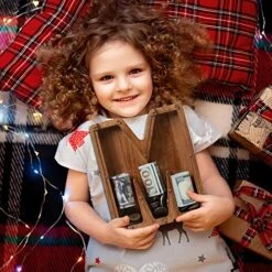 Ladenk Large Wooden Kids Letter Piggy Bank - Piggy Bank For Boys Girls - Alphabet Money Bank With Initial M - Coin Bank Fun Gifts For Birthday, Christmas, Festival, Baby Shower -Folkmanis Toys Shop 61fqzl6mjxL