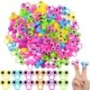 Libima 180 Pcs Eye Finger Puppets Googly Eye Rings Wiggly Eyeball Finger Puppet Rings Plastic Eye On Party Favor Toys For Classroom Reading Prizes Goodie Bag Stuffer Festivals Decorations, 6 Color -Folkmanis Toys Shop 61gRxQjzJZL