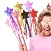 6 PCS Princess Wand Kit Star Wands Princess Star Glitter Wands Dress-up Wand For Girls Halloween Birthday Wedding Party Costume Accessories 2 6 PCS Princess Wand Kit Star Wands Princess Star Glitter Wands Dress-up Wand For Girls Halloween Birthday Wedding Party Costume Accessories -Folkmanis Toys Shop 61hoKzdGA1L