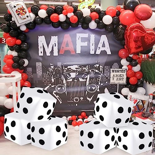4 Pieces Jumbo Inflatable Dice 12.6 Inch Large Inflatable Dice Fun Giant Inflatable Dice Toy For Indoor Outdoor Lawn Game Pool Party Board Game, White 7 4 Pieces Jumbo Inflatable Dice 12.6 Inch Large Inflatable Dice Fun Giant Inflatable Dice Toy For Indoor Outdoor Lawn Game Pool Party Board Game, White - Image 5