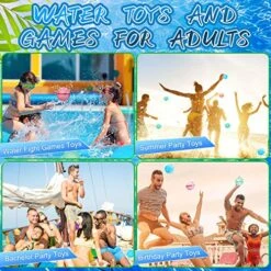 Reusable Water Balloons Refillable Magnetic Self Sealing Water Balloons For Kids, Soft Silicone Summer Toys Water Balloons, Cute Tiger Style Water Bollons, Water Fight Games, Water Park, Pool Beach -Folkmanis Toys Shop 61kIyDlef1L