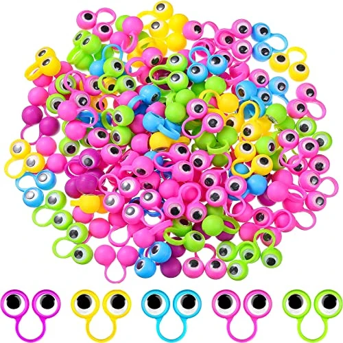 120 Pcs Eyeball Ring, Eye Finger Puppets, Wiggly Plastic Finger Eyeballs, Colorful Wiggly Eyes Rings Party Favor Toys For Classroom Reading Girls Boys Birthday Party Favors Game 3 120 Pcs Eyeball Ring, Eye Finger Puppets, Wiggly Plastic Finger Eyeballs, Colorful Wiggly Eyes Rings Party Favor Toys For Classroom Reading Girls Boys Birthday Party Favors Game