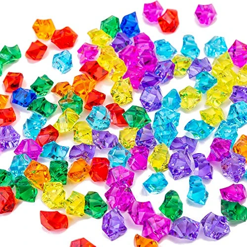 AiFanS Treasure Chest For Kids Prizes,Plastic Treasure Chest With 320 Treasure Gold Coins And Gems/Jewels- Perfect For Pirate Themed Parties And Games 6 AiFanS Treasure Chest For Kids Prizes,Plastic Treasure Chest With 320 Treasure Gold Coins And Gems/Jewels- Perfect For Pirate Themed Parties And Games - Image 4