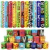 48Pcs Video Game Controller Slap Bracelets For Kids Slip Snap Bracelet Wristbands Party Favors Supplies For Halloween Christmas Carnival Classroom Boys Girls Students Prizes -Folkmanis Toys Shop 61mMx2QIygL