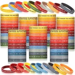 100 Pieces Bible Verse Bracelets Bulk Silicone Christian Scripture Bracelets WWJD Rubber Religious Spiritual Wristbands Inspirational Bracelet For Adult Teen Religious Gifts (Bright, Classic) -Folkmanis Toys Shop 61mjbfn7kLL. AC