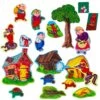 Little Folk Visuals Three Little Pigs Felt Learning Toy Set, Precut Felt Board Figures For Kids And Toddlers, 20 Piece Set 2 Little Folk Visuals Three Little Pigs Felt Learning Toy Set, Precut Felt Board Figures For Kids And Toddlers, 20 Piece Set -Folkmanis Toys Shop 61mkaZo2aLL