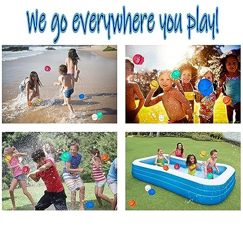 YODEL WAY 12 Pack Octopus Magnetic Reusable Water Balloon Pool & Beach Fun For All Ages, Refillable, Quick Fill Design Perfect For Outdoor Games Or Sprinkler & Splash Pad Play, Pool Toys For Kids 7 YODEL WAY 12 Pack Octopus Magnetic Reusable Water Balloon Pool & Beach Fun For All Ages, Refillable, Quick Fill Design Perfect For Outdoor Games Or Sprinkler & Splash Pad Play, Pool Toys For Kids - Image 5