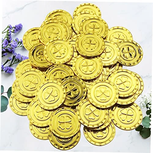 SAFIGLE 200 Pcs Coins For Kids Pirate Toys Plastic Coins Game Coins Gold Game Coins Plastic Lucky Coins Gold Coins For Kids Plastic Gold Coins Kids Gold Coins Game Currency Yingshi Golden 5 SAFIGLE 200 Pcs Coins For Kids Pirate Toys Plastic Coins Game Coins Gold Game Coins Plastic Lucky Coins Gold Coins For Kids Plastic Gold Coins Kids Gold Coins Game Currency Yingshi Golden - Image 3