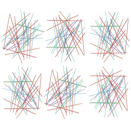 Gamie Plastic Pick-up Stick Sets - Pack Of 12 - Each Set Separately Packed With Instructions - Great School Carnival Prize And Party Favors For Boys And Girls 3 Gamie Plastic Pick-up Stick Sets - Pack Of 12 - Each Set Separately Packed With Instructions - Great School Carnival Prize And Party Favors For Boys And Girls