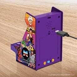MY ARCADE Data East Hits Nano Player - 4.5" Fully Playable Portable Mini Arcade Machine With 208 Retro Games, 2.4" Screen Color Display -Folkmanis Toys Shop 61notMe30cL