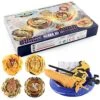 HVOPS Bey Burst Battle Turbo Evolution Star Storm Large Stadium Set With 4D Launcher And Grip Set Toys For Prime Metal Fusion