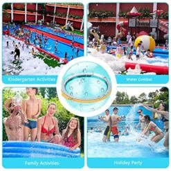 Reusable Water Balloons Self Sealing Easy Quick Fill 8pcs, Summer Water Balls For Boy Girl Ages 3-12, Silicone Balloon Toy Game Ball Fun For Kid Adult Outdoor Backyard Swimming Pool Party Supplies -Folkmanis Toys Shop 61oDIprNU2L