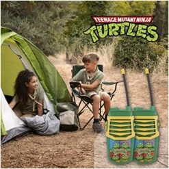 Sakar Teenage Mutant Ninja Turtles Molded Walkie Talkie For Kids, Safe And Flexible Antenna, Over 1000ft Range, Easy-to-Use Power Switch,Belt Clip,Pack Of 2, Camping Accessories, 2-Pack, Outdoor Toys 10 Sakar Teenage Mutant Ninja Turtles Molded Walkie Talkie For Kids, Safe And Flexible Antenna, Over 1000ft Range, Easy-to-Use Power Switch,Belt Clip,Pack Of 2, Camping Accessories, 2-Pack, Outdoor Toys -Folkmanis Toys Shop 61ogRGqXRdL