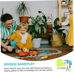 OSALADI 1 Set Simulation Tool Toys Playset Tools For Toys Toy Plaything Toy Supply Repairing Tool Toy Plastic Electric Drill Portable Indoor Playset -Folkmanis Toys Shop 61q9qlvqY7L