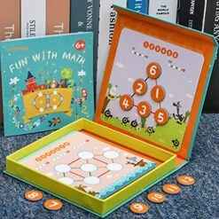 TOYANDONA Wooden Montessori Math Board Magnetic Numbers Learning Busy Board Kids Counting Puzzle Family Interactive Brain Teaser Toys For Kids Mathematical Thinking Training 10 TOYANDONA Wooden Montessori Math Board Magnetic Numbers Learning Busy Board Kids Counting Puzzle Family Interactive Brain Teaser Toys For Kids Mathematical Thinking Training -Folkmanis Toys Shop 61qo9MkUaPS