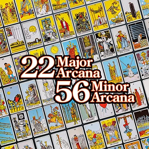 Prophet Tarot Cards With Guide Book, 78 Original Tarot Cards Deck Fortune Telling Game For Beginners Expert Readers, Classic Traditional Tarot Size 4.8" X 2.76" (Black) 4 Prophet Tarot Cards With Guide Book, 78 Original Tarot Cards Deck Fortune Telling Game For Beginners Expert Readers, Classic Traditional Tarot Size 4.8" X 2.76" (Black) - Image 2