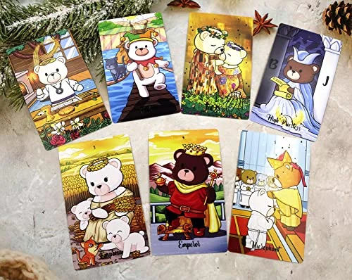 Yuyanrocks Cute Teddy Tarot Cards - Fortune Telling Toys For Kids With Rider Tarot Deck 6 Yuyanrocks Cute Teddy Tarot Cards - Fortune Telling Toys For Kids With Rider Tarot Deck - Image 4