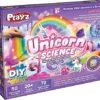 Playz Unicorn Slime & Crystals Science Kit Gift For Girls & Boys With 50+ STEM Experiments To Make Glow In The Dark Unicorn Poop, Snot, Fluffy Slime, Crystals, Putty, Arts & Crafts For Kids Age 8-12 -Folkmanis Toys Shop 61rvqiTFOnL