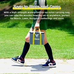 Gorock Numbered Block Toss Game, Wooden Bowling Throwing Game Set With Scoreboard & Carrying Bag, Giant Outdoor Backyard Lawn Game For Kids Adults Family 8 Gorock Numbered Block Toss Game, Wooden Bowling Throwing Game Set With Scoreboard & Carrying Bag, Giant Outdoor Backyard Lawn Game For Kids Adults Family -Folkmanis Toys Shop 61sLgEeNFxL