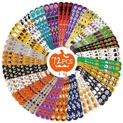Halloween Slap Bracelet For Kids, 72 Pcs Halloween Bracelet Toys Bulk For Trick Or Treat Party Favors, Classroom Prizes, Exchanging Gifts For Boys Girl, Kids Halloween Party Gift Bag Filler Supply 7 Halloween Slap Bracelet For Kids, 72 Pcs Halloween Bracelet Toys Bulk For Trick Or Treat Party Favors, Classroom Prizes, Exchanging Gifts For Boys Girl, Kids Halloween Party Gift Bag Filler Supply -Folkmanis Toys Shop 61sSXtdqkUL