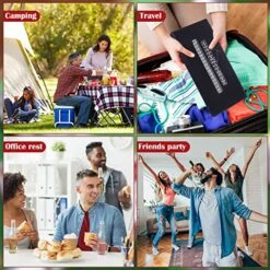 DEEKIN Travel Mahjong Set Mini Mahjong Portable Chinese Traditional Version Game 144 Acrylic Mahjong Tiles Set For Travel Friend Family Leisure Game Party Playing Supplies -Folkmanis Toys Shop 61t4L7JtNuL