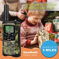 Walkie Talkies For Kids 22 Channel 2 Way Radio 3 Miles Long Range Handheld Walkie Talkies Durable Toy Best Birthday Gifts For 6 Year Old Boys And Girls Fit Adventure Game Camping (Green Camo 1) -Folkmanis Toys Shop 61uGxnMcURL
