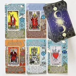 Tarot Cards For Beginners, Learning Tarot Deck, No Guide Book Needed, Tarot Cards With Meanings On Them (English) -Folkmanis Toys Shop 61uekglMGQL. AC