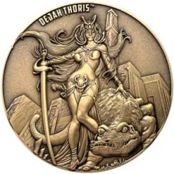 Goliath Coins – Dejah Thoris - Large Display Coin With Stand - Edgar Rice Burroughs