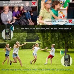 Gifts For Kids Aged 5-12 Boy Toys Kids Walkie Talkies 22 Channel 2 Way Radio 3 Miles Long Range Fit Outdoor Adventure Hunt Game Camp Toys For Boys 6 7 8 9 Years Old Gifts For Boys -Folkmanis Toys Shop 61wJh9Fb0UL 1