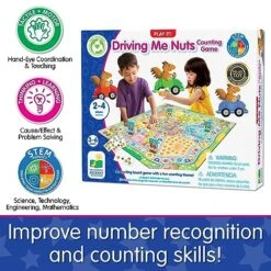 Learning Journey International – Play It! Driving Me Nuts – Preschool Games & Gifts For Boys & Girls Ages 3 Years And Up, Multicolor (369531) -Folkmanis Toys Shop 61wQ9ybik8L