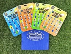 Matty's Toy Stop Toysmith Reusable Outdoor Bingo Cards (Yellow, Blue, Green & Orange) With Bonus Storage Bag - 4 Pack 10 Matty's Toy Stop Toysmith Reusable Outdoor Bingo Cards (Yellow, Blue, Green & Orange) With Bonus Storage Bag - 4 Pack -Folkmanis Toys Shop 61wd5UaZHCL