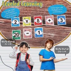 Jenaai 36 Pcs Dice Games For Educational Math Games Include 6 Pcs 20 Sided Colored Number Dices And 30 Pcs Math Cards Learning Math Kindergarten Games Classroom 11 Jenaai 36 Pcs Dice Games For Educational Math Games Include 6 Pcs 20 Sided Colored Number Dices And 30 Pcs Math Cards Learning Math Kindergarten Games Classroom -Folkmanis Toys Shop 61wzrJgWrKL