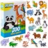 MAGDUM ZOO Animal Magnets For Kids -real LARGE Fridge Magnets For Toddlers- Magnetic EDUcational Toys Baby 3 Year Old Baby LEARNing Magnets For Kids- Kid Magnets Magnetic THEATRE-jungle Animal Magnets -Folkmanis Toys Shop 61xCnGTxtXL