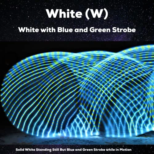 HoopHeads Luminati LED Hula Hoop With Remote 32 Unique Colors, Modes, And Effects - 44+ Bold Bright LEDs (28" Diameter - 5/8" HDPE) 5 HoopHeads Luminati LED Hula Hoop With Remote 32 Unique Colors, Modes, And Effects - 44+ Bold Bright LEDs (28" Diameter - 5/8" HDPE) - Image 3