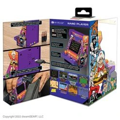 MY ARCADE Data East Hits Nano Player - 4.5" Fully Playable Portable Mini Arcade Machine With 208 Retro Games, 2.4" Screen Color Display -Folkmanis Toys Shop 61yqlpqkJcL