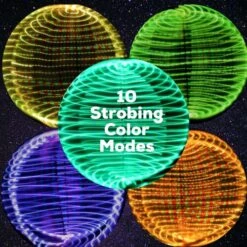 HoopHeads Luminati LED Hula Hoop With Remote 32 Unique Colors, Modes, And Effects - 44+ Bold Bright LEDs (28" Diameter - 5/8" HDPE) 16 HoopHeads Luminati LED Hula Hoop With Remote 32 Unique Colors, Modes, And Effects - 44+ Bold Bright LEDs (28" Diameter - 5/8" HDPE) -Folkmanis Toys Shop 61zBWkVJH2L